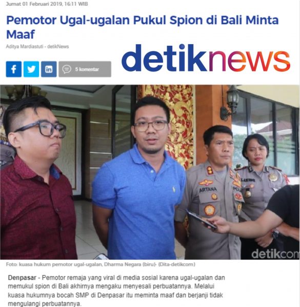 Pemotor Ugal-ugalan Pukul Spion Ingin Terkenal di Medsos